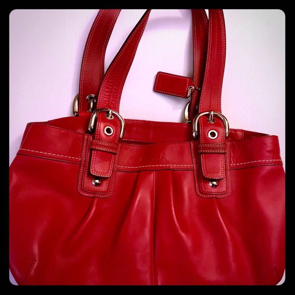 Authentic  leather shoulder bag